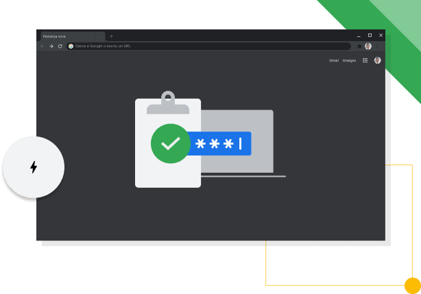 Finestra del navegador Chrome en mode fosc que mostra la icona de productivitat de Google.